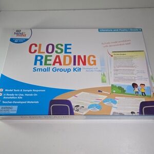 Hand2Mind Close Reading Small Group Kit Literature Poetry 4 Teacher Developed